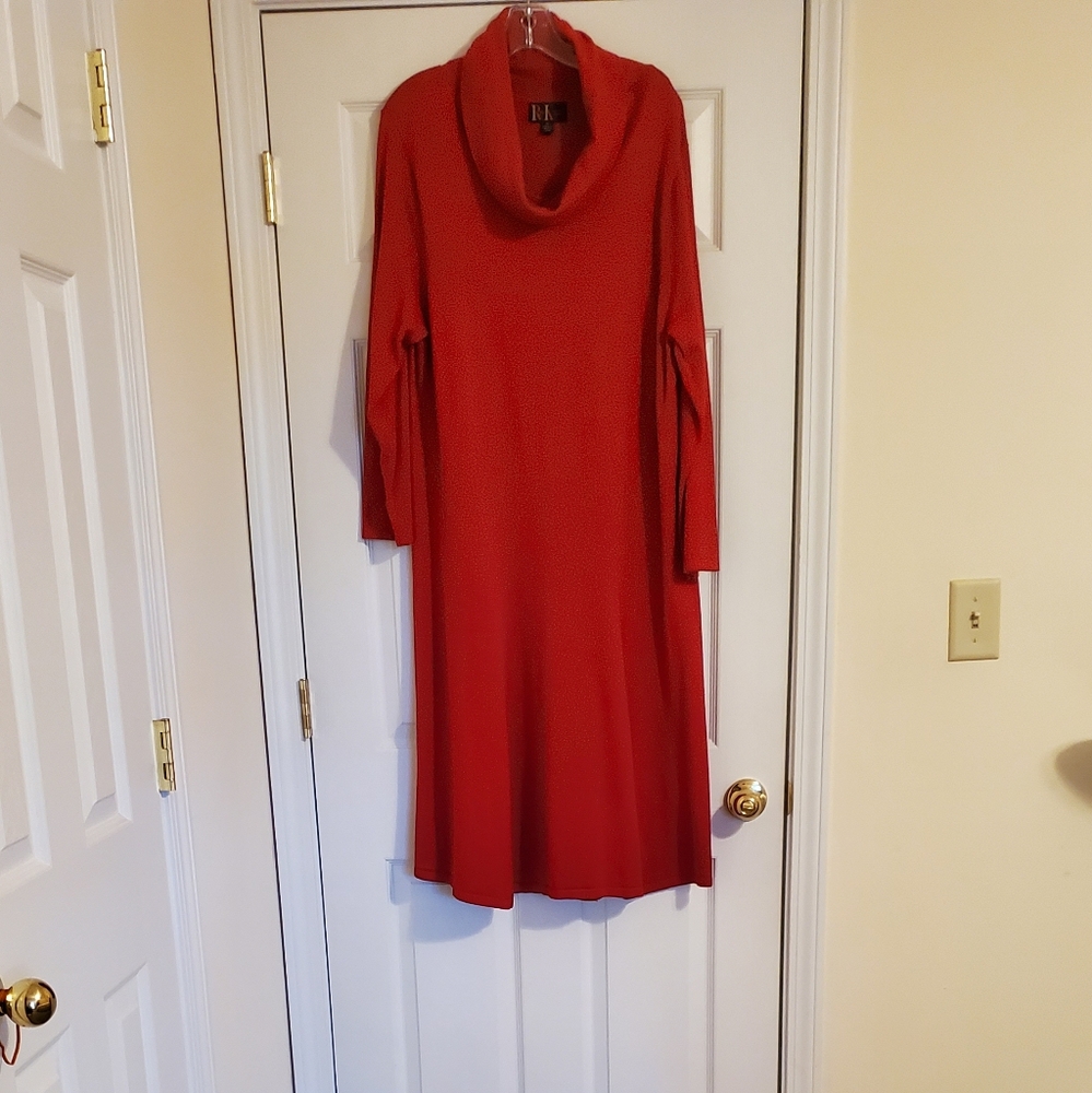 R & K Originals Cowl Neck Collar Dress